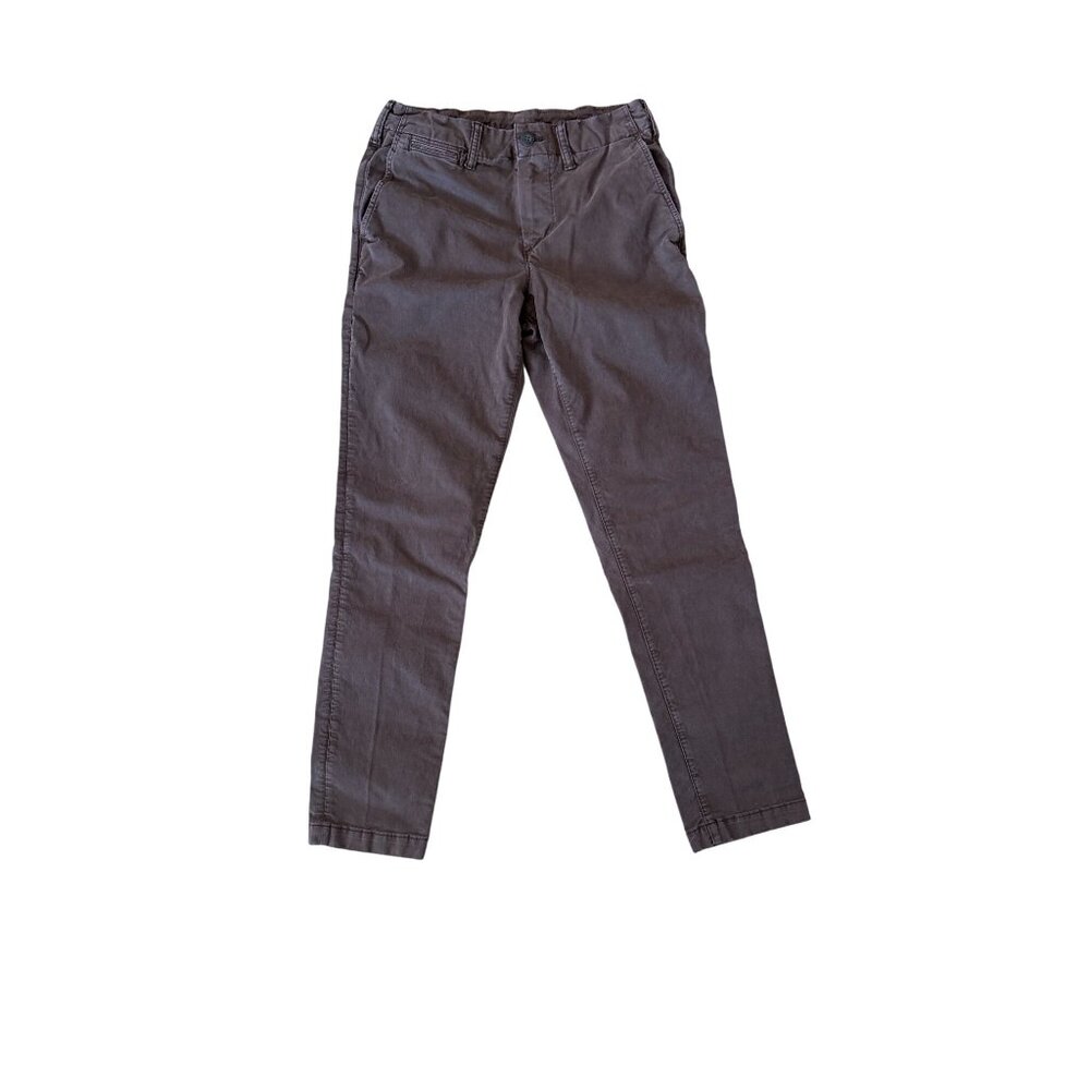American Eagle Mens Brown Slim Fit Chino Pants 28x32 Recycled Cotton Blend